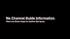 No Channel Guide Information on VIP Receiver