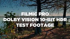 FiLMiC PRO Dolby Vision 10-bit HDR Lake Test Footage