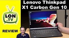 Lenovo Thinkpad X1 Carbon Gen 10 Review