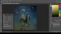 Removing Green Tint Using a Selective Color Adjustment in Photoshop CC for an Astrophotography Image