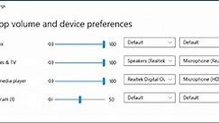 How to Set Per-App Sound Outputs in Windows 10