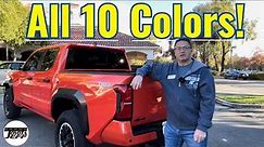 All 2024 Toyota Tacoma Colors - See All 10 in Action!