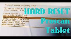 How To Hard Reset Proscan PTL1066 Tablet