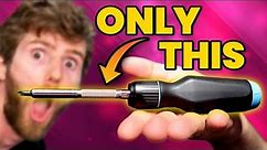BUILDING A PC WITH ONLY ONE TOOL - LTT Screwdriver review