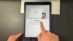 iPad Air Set Up Getting Started Beginner's Guide