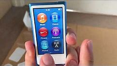 iPod Nano unboxing, setup and overview