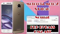 Motorola Moto Z (XT1650) Nougat 7.0 Google Account Bypass BY CM2 AST