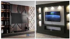 modern top classical LCD TV wall units and stand decoration
