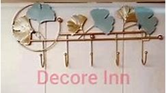 Modern Gingko leaf Wall Hooks. Material: Metal 3 Design Available Swipe for dimensions and details. Rs2690/- each #wallart #walldecor #wallhooks #hook #ginkgo #nordicdesign #homeart #homeinterior #homedecor #homestyle #beautifulhome #gingkobiloba #art #metalwork #metal #metalart #gold #golden #decorideas #decorations#cashondelivery #onlineshopping #online #decoreinn | DeCore Inn