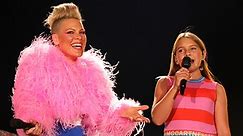 Pink's Daughter Willow ROCKS the Crowd at Mom's Concert