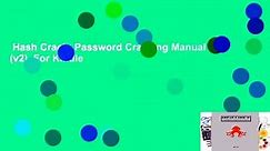 Hash Crack: Password Cracking Manual (v2)  For Kindle