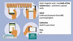 6 Minute Grammar: Each, every, either, neither, both, all