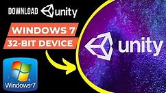 How to Install Unity 3D in Windows 7 ??? | 32-Bit Devices