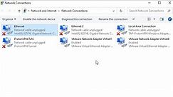 How to fix network cable unplugged error on Windows 10