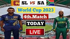 ICC World Cup 2023 4th Match | Sri Lanka Vs South Africa Match | SL Vs Sa Today Match | Sa Vs SL