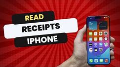 How to Turn On Read Receipts on iPhone