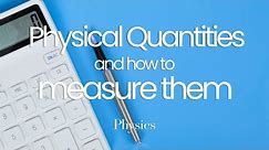 Different Physical Quantities and the Instruments to Measure them | Mass | Time | Volume #physics