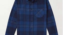 PORTUGUESE FLANNEL Arquive 82 Checked Organic Cotton-Flannel Shirt for Men | MR PORTER