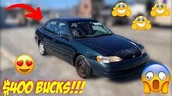 I Bought A $400 Clean Title Toyota Corolla From Copart & Drove It Straight Home