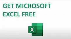 How to Get Microsoft Excel Free in 2020