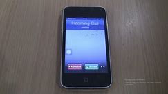 Iphone 3Gs White incoming Call