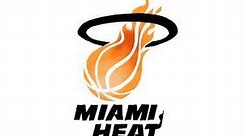 How to draw Miami Heat Logo, NBA team logo