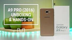 Samsung Galaxy A9 Pro Unboxing and Hands-On