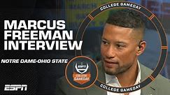 Marcus Freeman on Notre Dame's matchup vs. Ohio State & Deion Sanders' culture | College GameDay