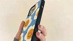 Sunflower Baby Blue Phone Case for iPhone 14 Pro Max 6.7