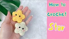 Crochet Amigurumi Star Keychain