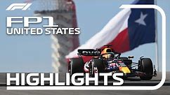 FP1 Highlights | 2023 United States Grand Prix