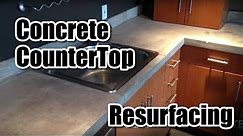 How to Resurface a Concrete Counter Top