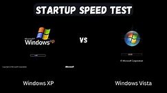 Windows XP vs Windows Vista Boot Time Test