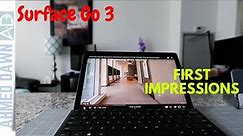 Surface Go 3 | First Impressions & Highlights | Best Travel Tablet Laptop