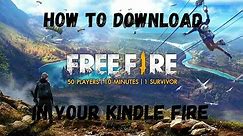 How to download free fire in Amazon kindle fire