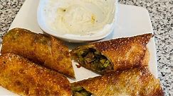 Gyro Egg Roll (My version) *Using what you have at home*Finger foods*Greek favorite