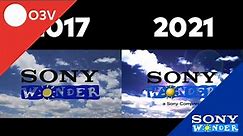 Sony Wonder Logo And Website Promo (My Version) (2017/2021) comparison