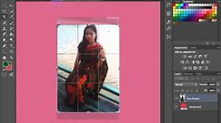 How to create 3R size photo in adobe photoshop