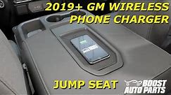 2019+ Wireless Phone Charging Retrofit Install Silverado & Sierra (Center Jump Seat)
