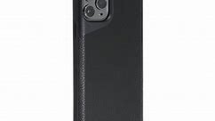 Black Leather Phone Case - Contour