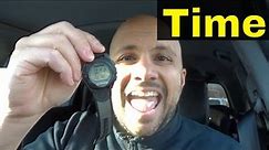 How To Set The Time On A Timex Expedition Digital Watch-Easy Instructions