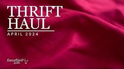 THRIFT HAUL - April 2024 - Quilting With Men's Dress Shirts