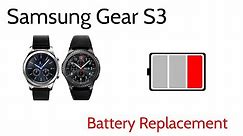 Samsung Gear S3 SM-R760 No Power Dies Fast Battery Replacement