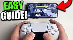 How To Connect PS5 Controller To Phone!
