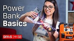 How to Understand Power Bank Ratings and Other Power Bank Basics 🔋 DIY in 5 Ep 58