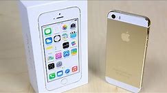 Iphone 5s 64gb gold unboxing and review