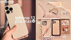 NEW!  iphone 13 pro max unboxing + cute accessories + airpods pro + casetify 🌷 | aesthetic asmr