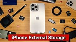 iPhone 15 Pro | ProRes External Storage Solutions