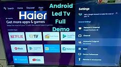 Haier LE32K7500GA 32 inch Bezel Less Google Android TV🔥🔥 -Full Review By Anand Verma