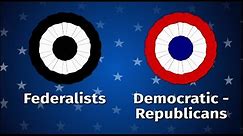 The First Political Parties of the US: Federalist vs Democratic Republicans | History with Ms. H